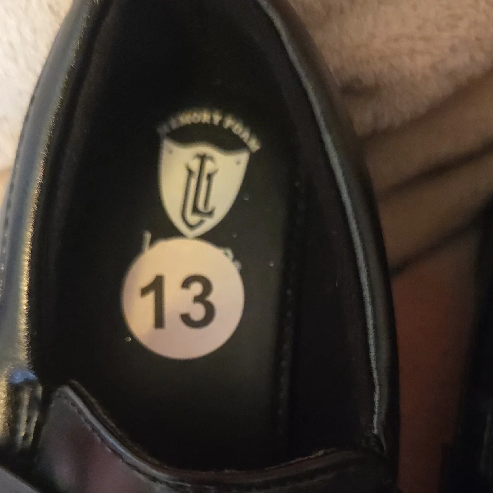 Stylish Black Kids Slip-On Loafers - Picture 2 of 10